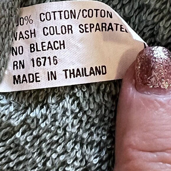 VTG Christmas Holiday Hand Towels 100% Cotton Stitched Green Set of 3 Embroidery - Picture 16 of 16